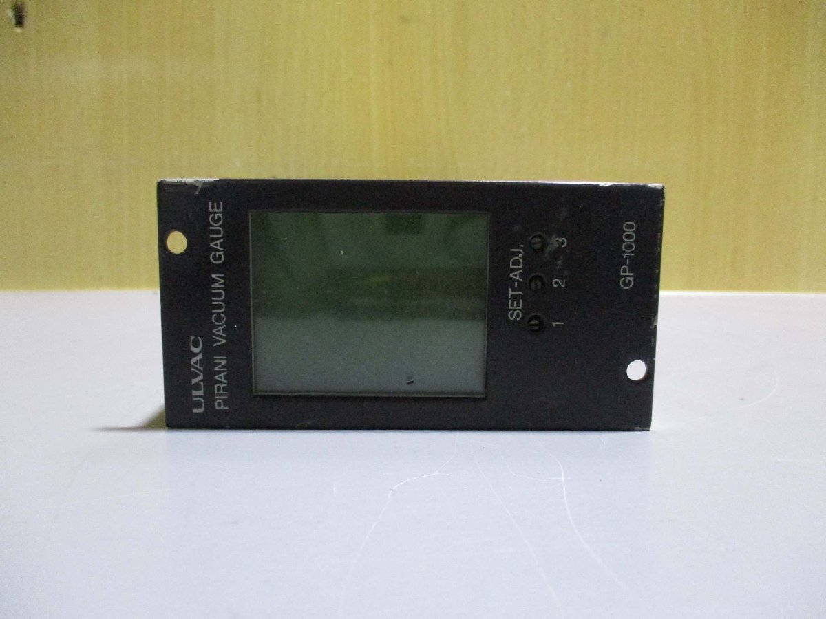 中古 ULVAC/アルバック デジタル電離真空計 GP-1000(R50710CMD019)_画像6