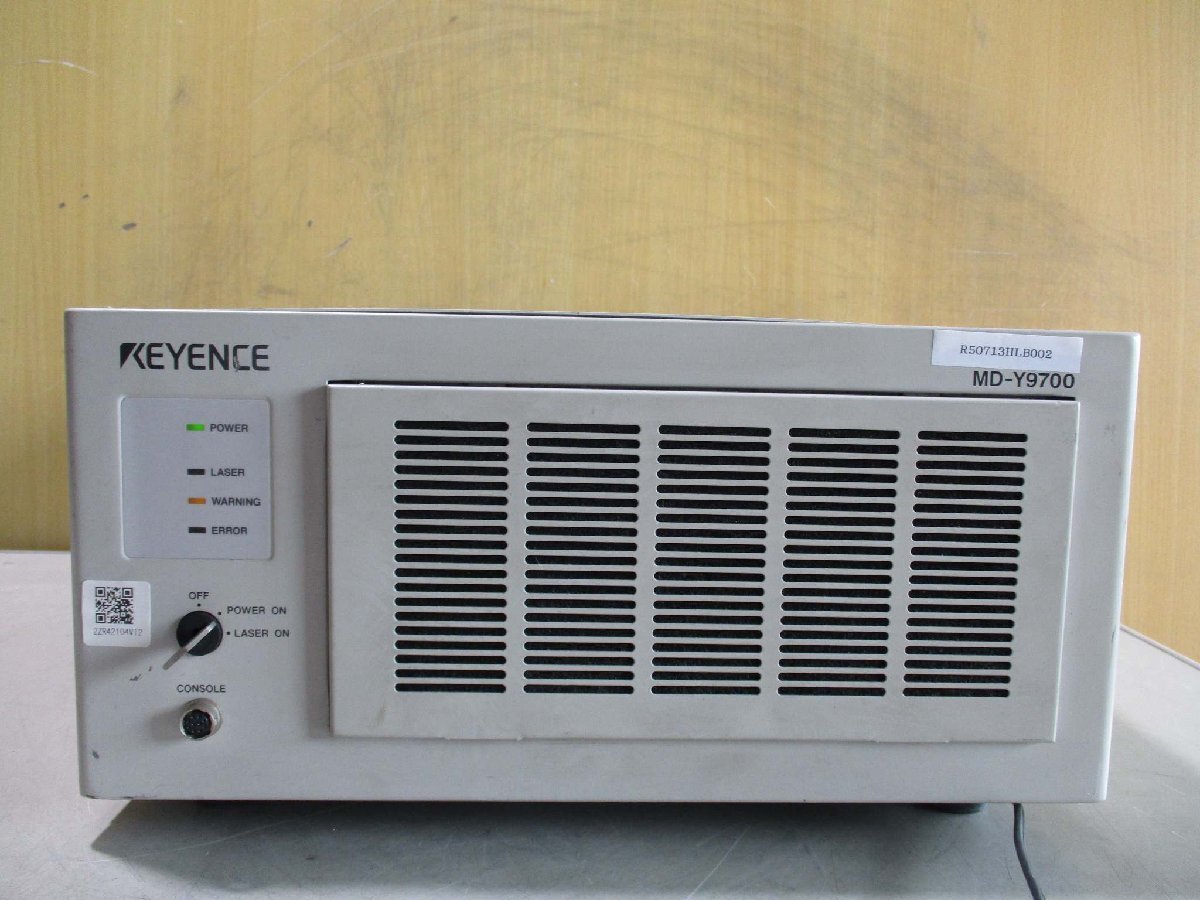 中古 KEYENCE MD-Y9700 レーザーマーカー 通電OK(R50713HLB002)