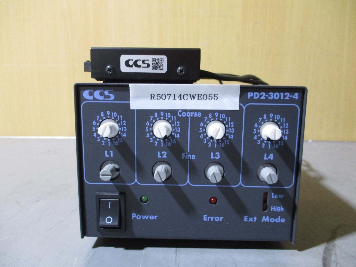 中古 CCS PD2-3012-4 Power Supply Unit for LED Lights /RB-47*4 通電OK(R50714CWE055)_画像2