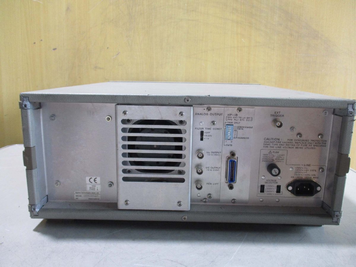 中古 HP HEWLETT PACKARD 4140B pA METER/DC VOLTAGE SOURCE 通電OK(R50713HJC007)_画像4