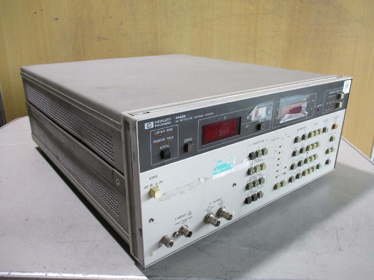 中古 HP HEWLETT PACKARD 4140B pA METER/DC VOLTAGE SOURCE 通電OK(R50713HJC007)_画像8