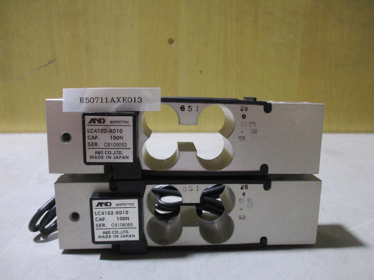 中古 A&D LC4102-K010 シングルポイントロードセル 2個 中古 A&D LC4102-K010 シングルポイントロードセル 2個