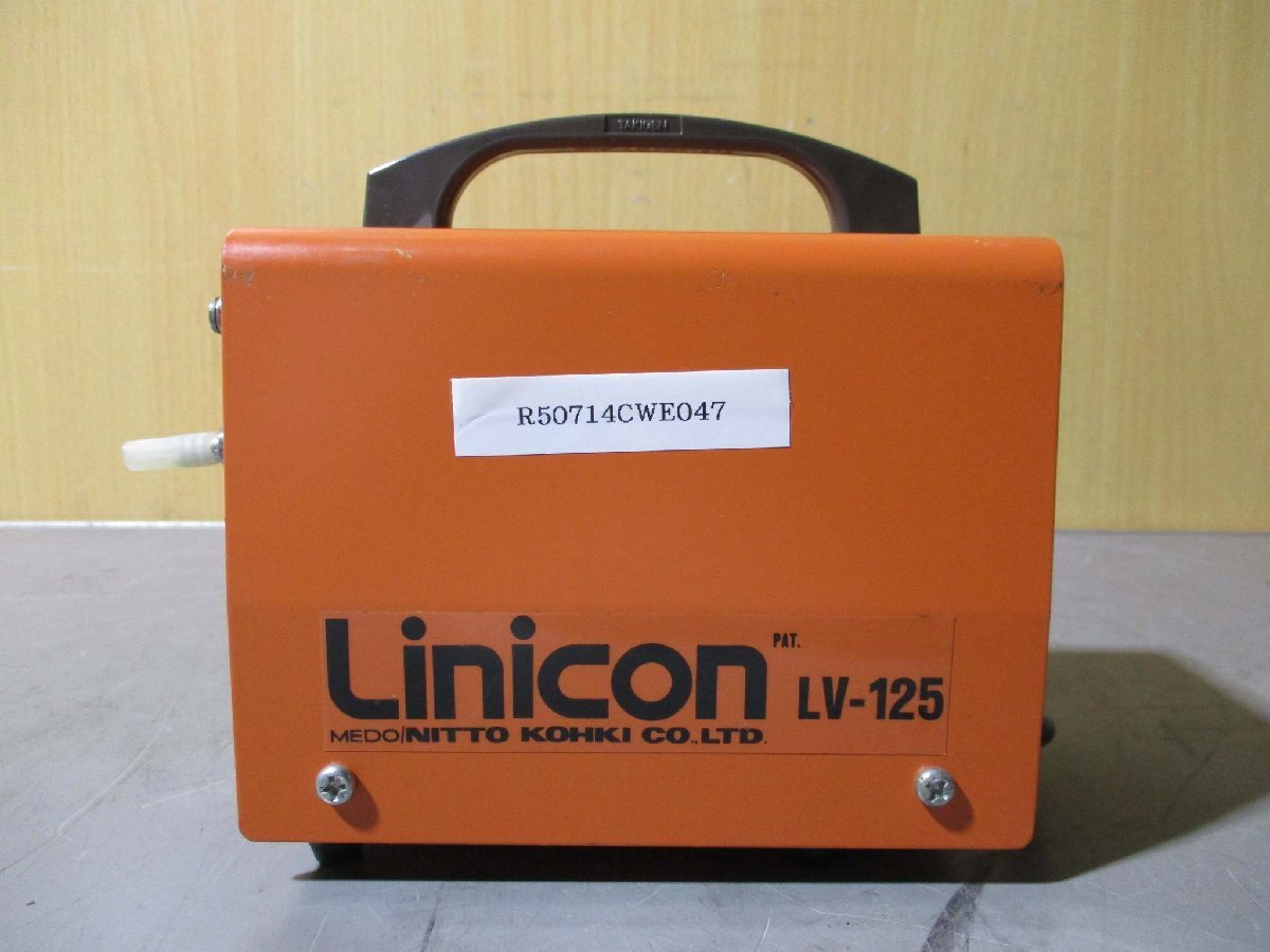 中古 Linicon LV125-V1007-A2-0001 MEDO VACUUM PUMP 真空ポンプ 研究・実験用機器(R50714CWE047)