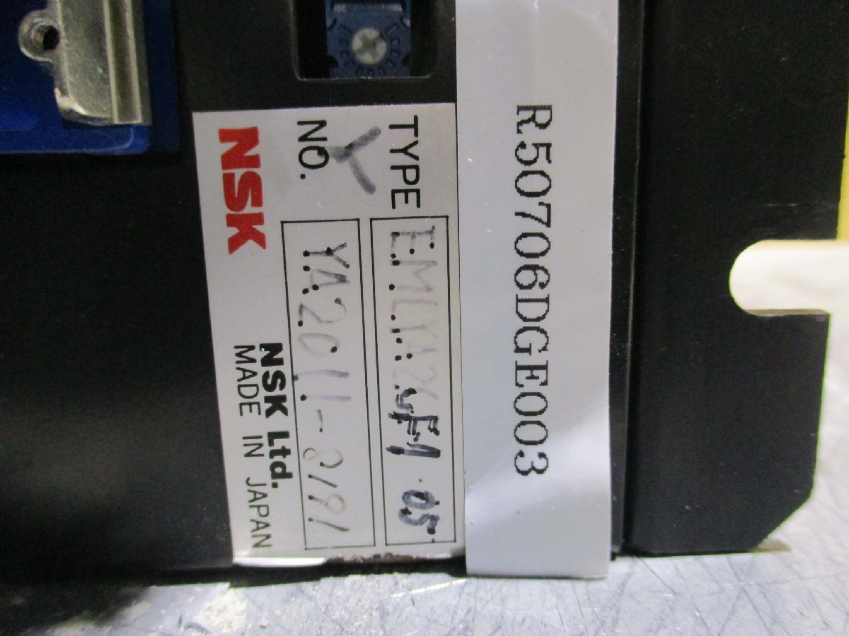 中古 NSK EMLYA2GF1-05 メガトルクモータドライバ(R50706DGE003 中古 NSK EMLYA2GF1-05 メガトルクモータドライバ(R50706DGE003