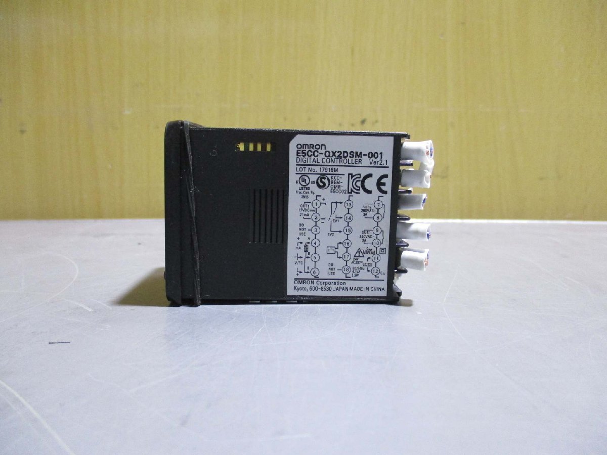 中古 OMRON DIGITAL CONTROLLER E5CC-QX2DSM-001 2個(R50718DLD018)_画像2