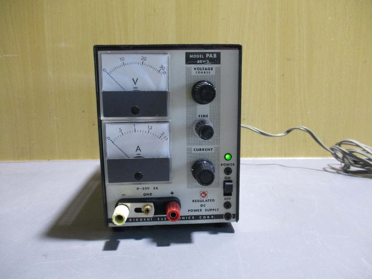 中古 REGULATED DC POWER SUPPLY PAB 32-2 通電ok(R50720HQD012)