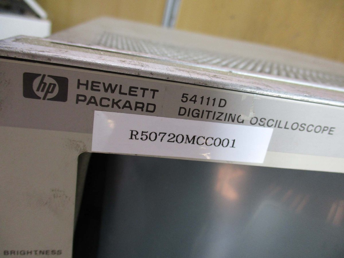 中古 HP HEWLETT PACKARD 54111D DIGITIZING OSCILLOSCOPE 通電OK(R50720MCC001)_画像8