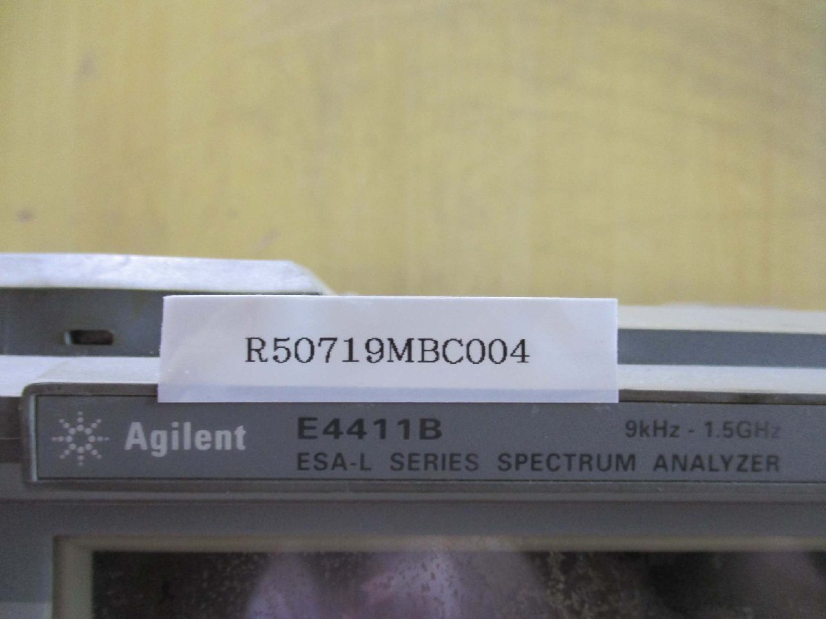 中古 Agilent E4411B ESA-L Spectrum analyzer <通電OK 中古 Agilent E4411B ESA-L Spectrum analyzer <通電OK