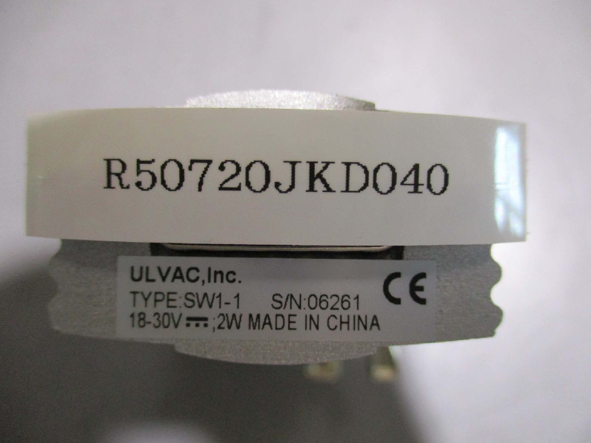 中古 ULVAC SW1-1 G-TRAN シリーズ 大気圧ピラニ真空計(R50720JKD040)_画像6