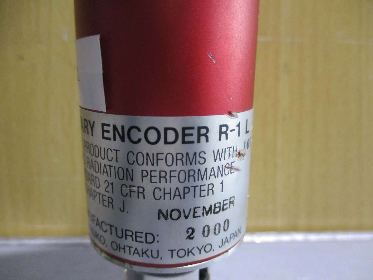 中古 CANON LASER ROTARY ENCODER R-1L レーザーロータリーエンコーダー(R50724JKE051)_画像5