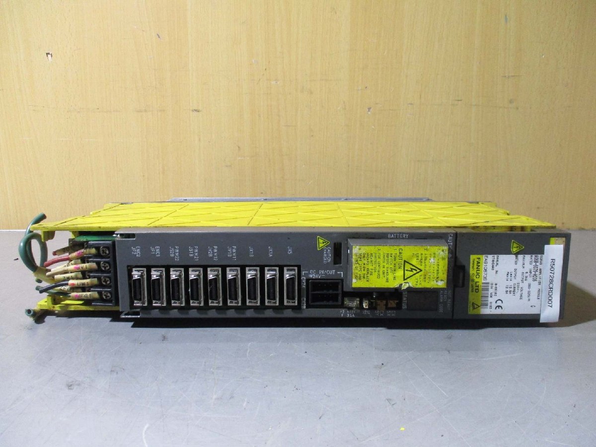 中古 FANUC SERVO AMPLIFIER MODULE A06B-6079-H206(R50728CRD007)_画像1