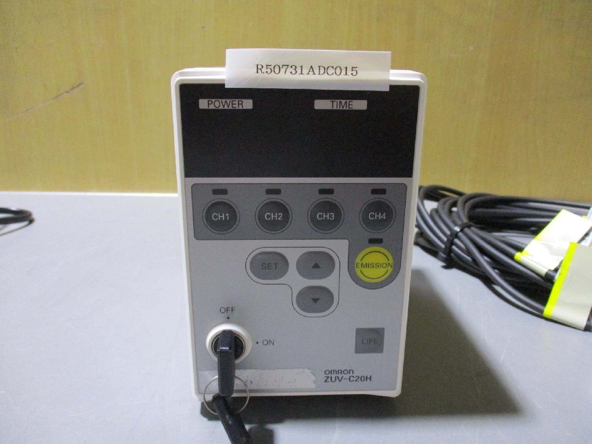 中古 OMRON UV-LED CONTROLLER ZUV-C20H/SMART CURING SYSTEM ZUV-H20MB*4 UV-LED照射器コントローラセット(R50731ADC015)_画像2