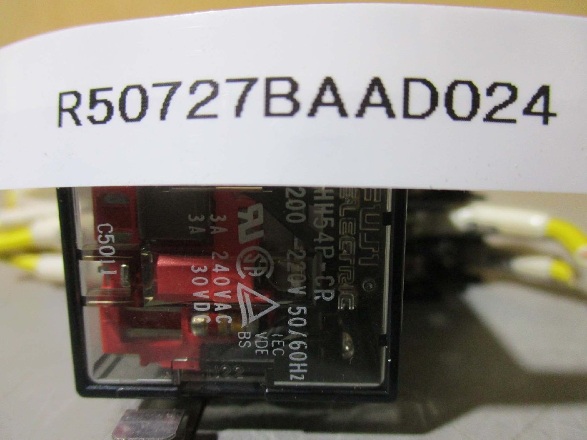 中古Fuji Relay HH54P-CR AC200V 200-220v 50/60hz 6セットミニリレー(R50727BAAD024)_画像7