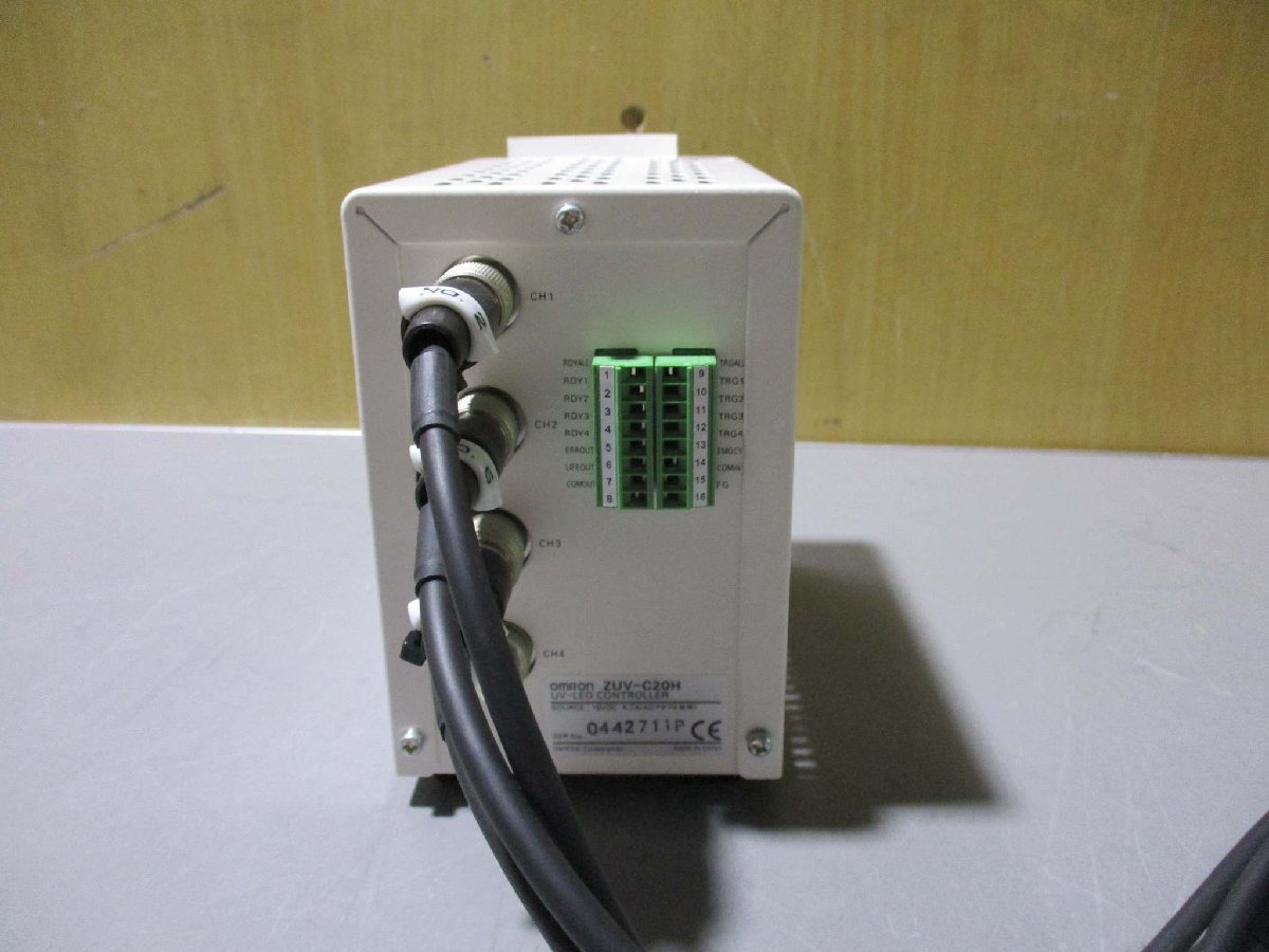 中古 OMRON UV-LED CONTROLLER ZUV-C20H/SMART CURING SYSTEM ZUV-H20MB*3 UV-LED照射器コントローラセット(R50731ADC018)_画像3