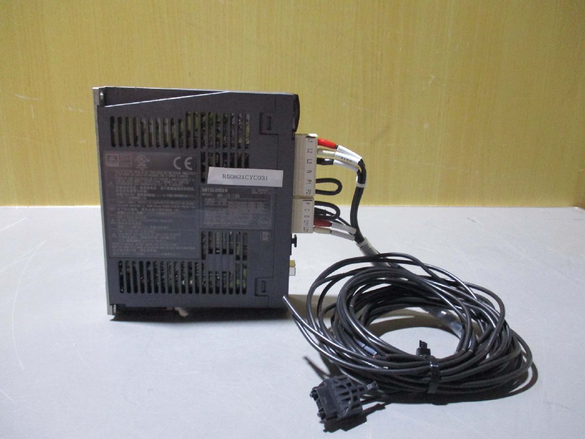 中古 MITSUBISHI AC SERVO MR-J3-10B ACサーボアンプ(R50821CYC031)