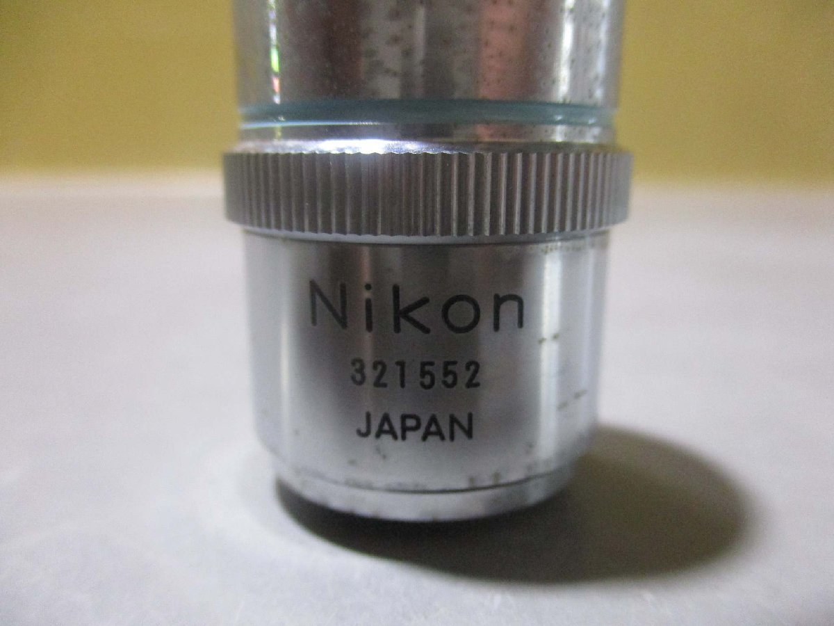 中古 NIKON BD Plan 40 0.5 ELWD 210/0 顕微鏡対物レンズ 中古 NIKON BD Plan 40 0.5 ELWD 210/0 顕微鏡対物レンズ