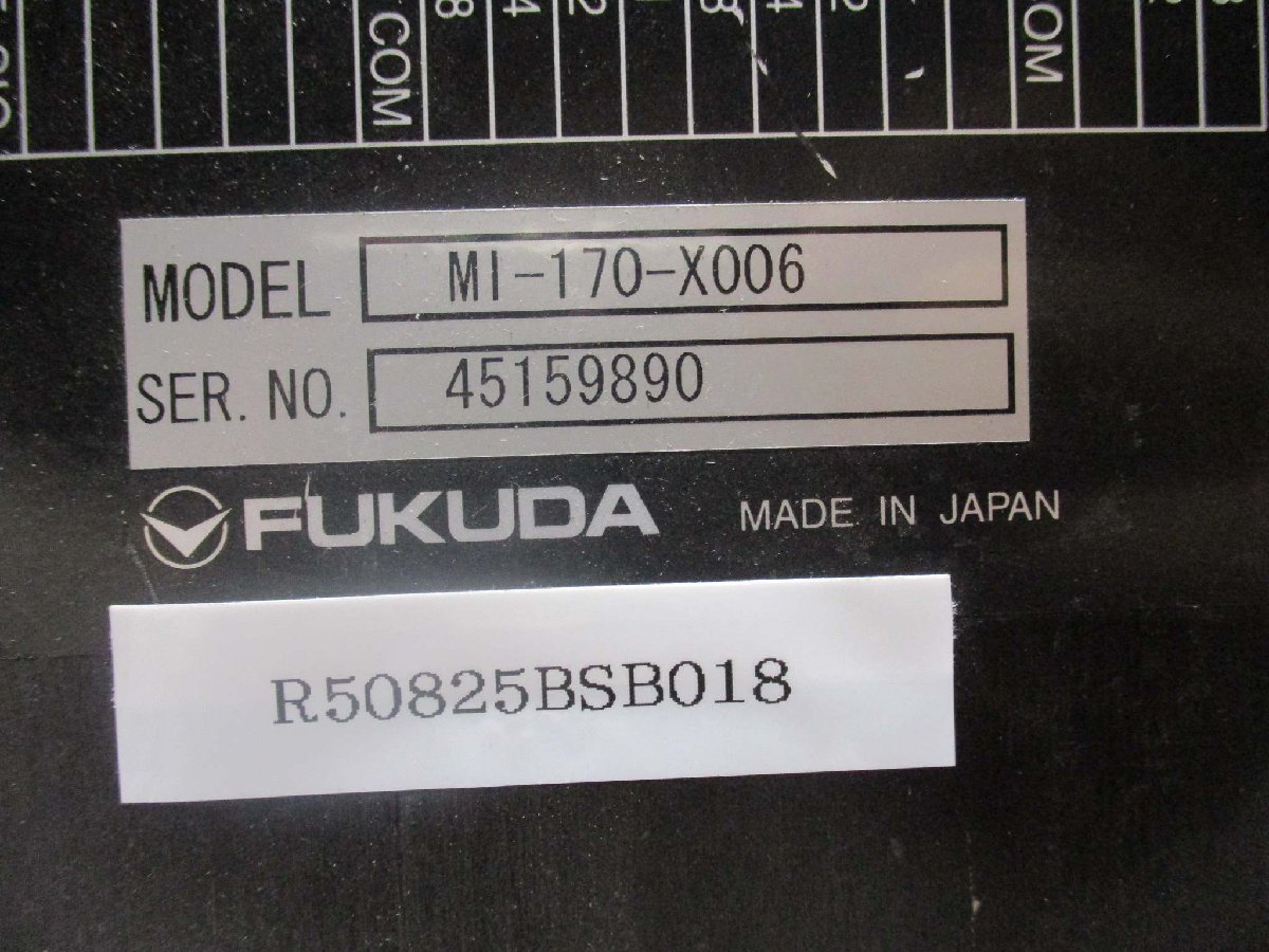 中古 FUKUDA MI-170-X006 デジタル圧力計(R50825BSB018)_画像5