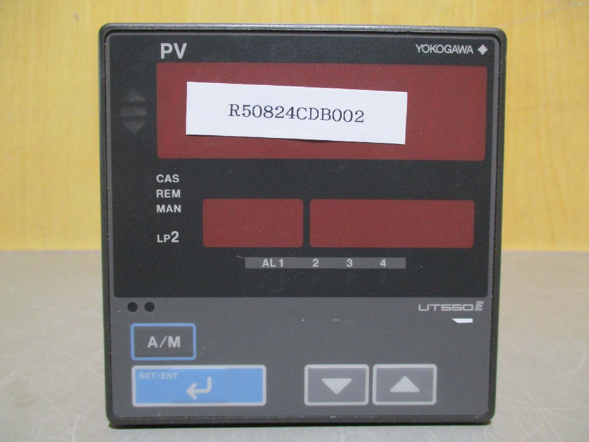 中古 YOKOGAWA CONTROLLER UT550 デジタル指示調節計 100-240VAC(R50824CDB002)