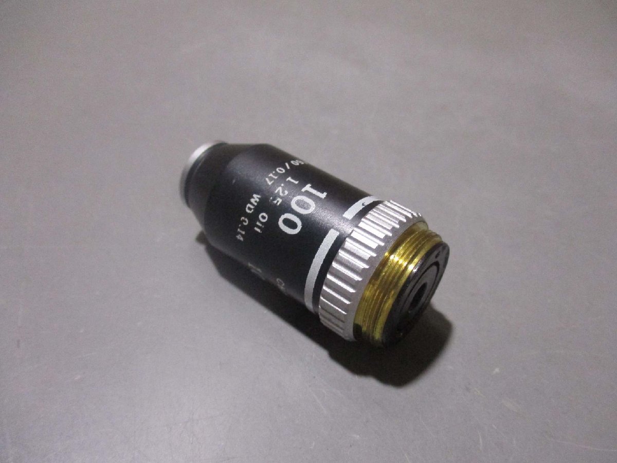 中古 Nikon ニコン 対物レンズ 100 1.25 Oil 160/0.17(R50825AA-D-A202)_画像6