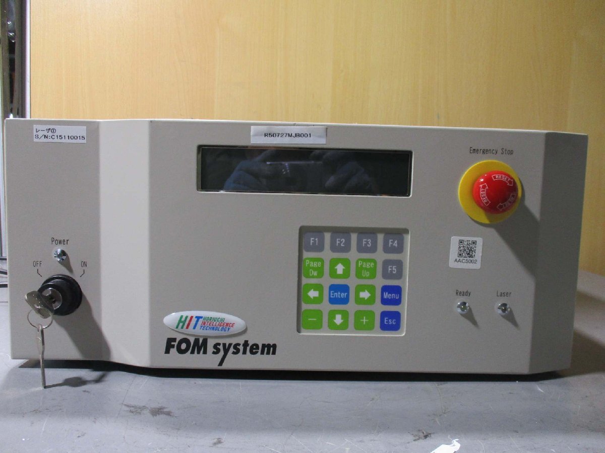 中古FOM system FOM-A351D-C002 ァイバ出力型レーザシステム 通電OK(R50727MJB001)_画像1