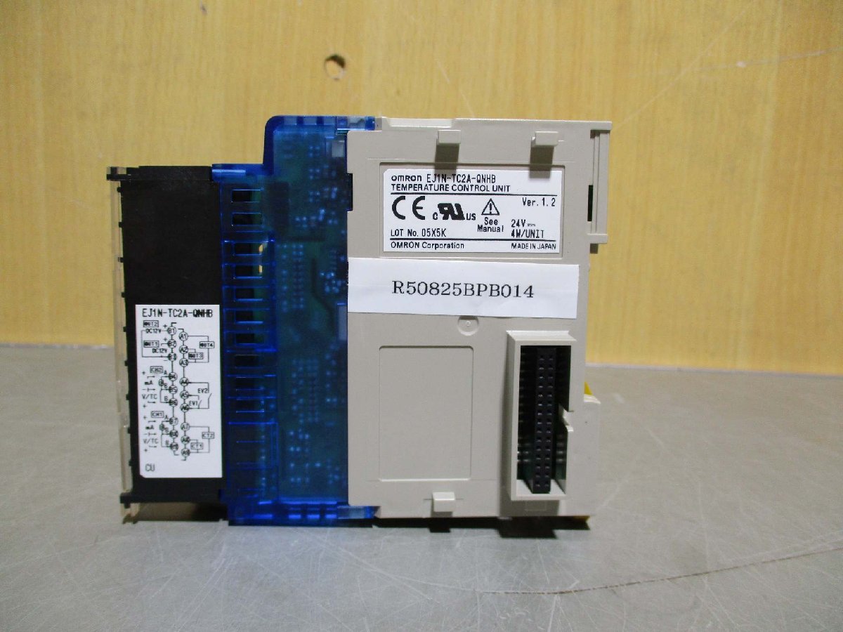 中古 OMRON TEMPERATURE CONTROL UNIT EJ1N-TC2A-QNHB 温度調節計 基本ユニット 4個(R50825BPB014)_画像2