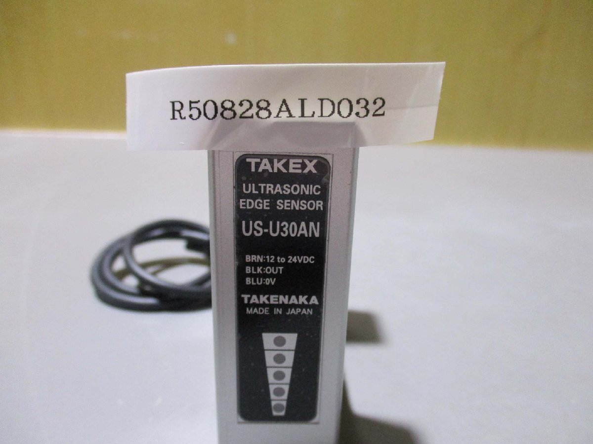 中古 TAKEX ULTRASONIC EDGE SENSOR US-U30AN エッジ検出用超音波センサ(R50828ALD032)_画像2