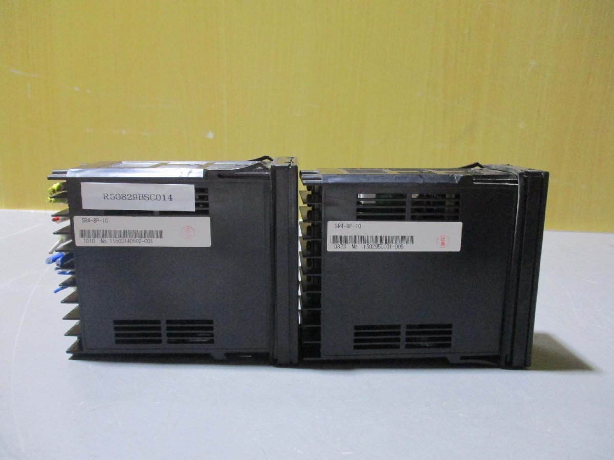 中古SHIMADEN SR4-8P-10 デジタル調節計 2個(R50829BSC014)