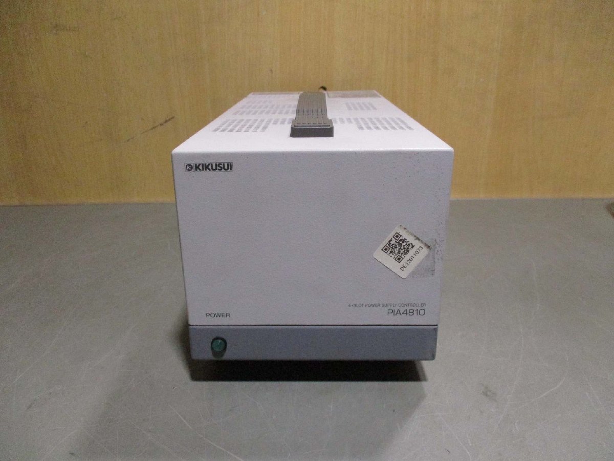 中古KIKUSUI POWER SUPPLY PIA4810 パワーサプライコントローラ 通電OK(R50829HQA025)_画像3