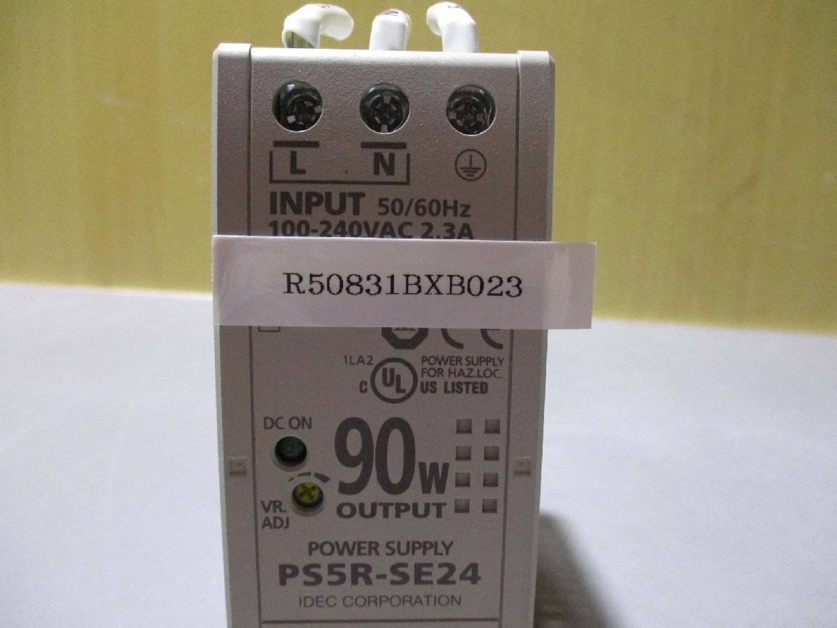 中古 Idec POWER SUPPLY PS5R-SE24 24VDC 3.75A 90W 3個(R50831BXB023)_画像2