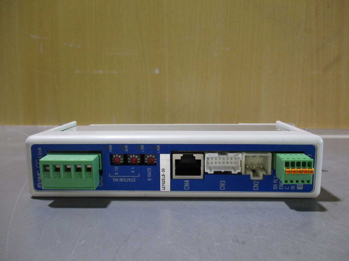 中古 SMC LECPMJD-LEYG25LB-30 ステップモータコントローラ CC-Link直接入力タイプ LECPMJシリーズ DC24V(R50901BZC049)_画像6