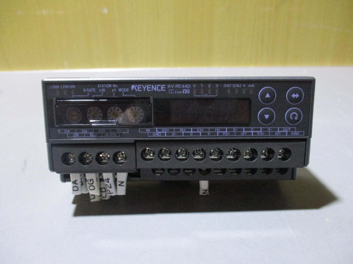 中古KEYENCE アナログ入力ユニット KV-RC4AD 2個(R50829AABE008)の画像6