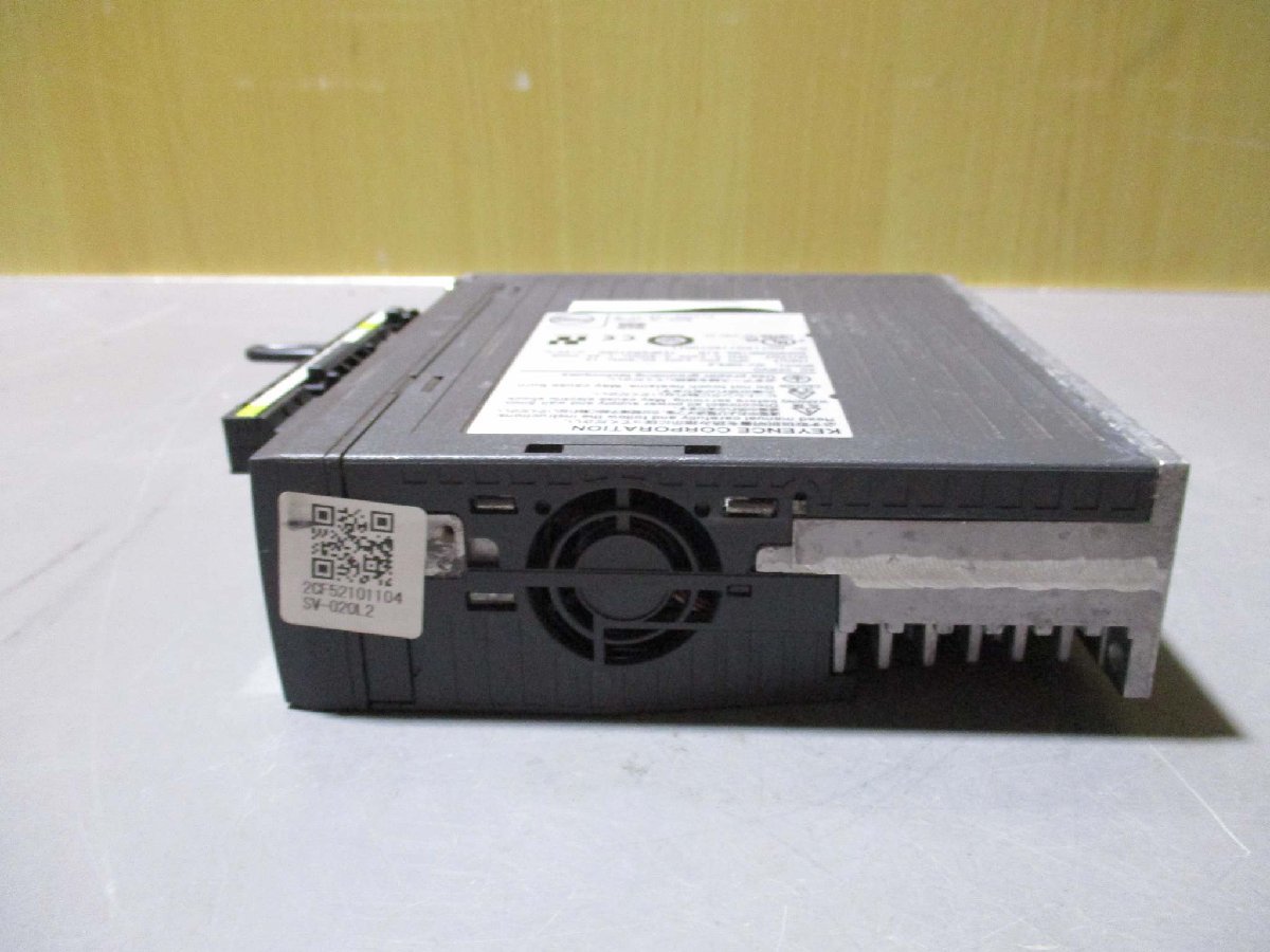 中古 KEYENCE SV-020L2 AC SERVO ACサーボシステム SVシリーズ 200W(R50902BZE006)_画像5