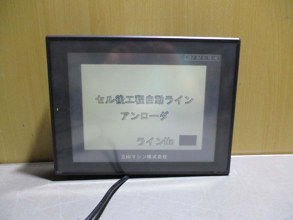中古 KEYENCE VT3-S12 タッチパネル 通電OK(R50905EMD029) その他