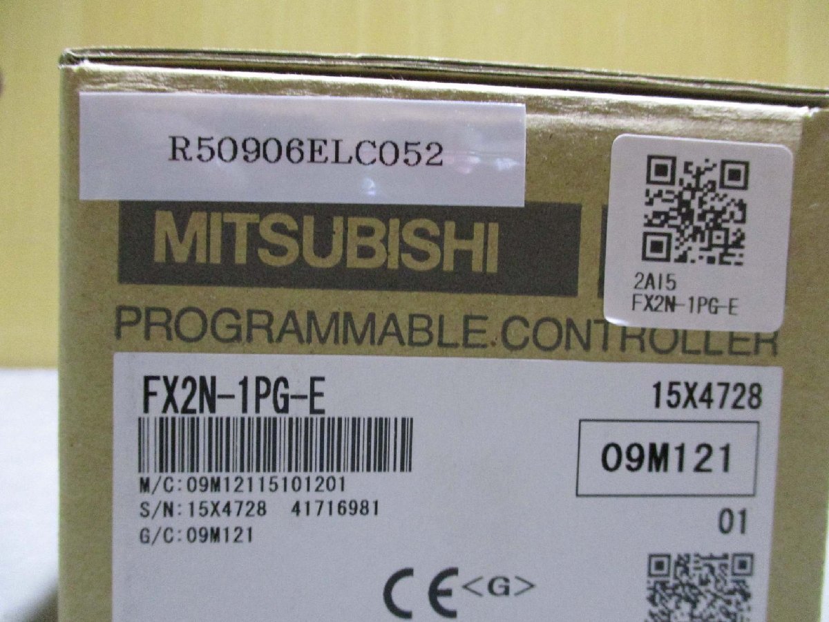 新古 MITSUBISHI PROGRAMMABLE CONTROLLER FX2N-1PG-E(R50906ELC052)
