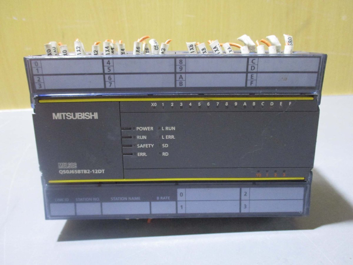 中古 MITSUBISHI QS0J65BTB2-12DT CC-LINK SAFETY I/O MODULE(R50907BEB003)_画像6