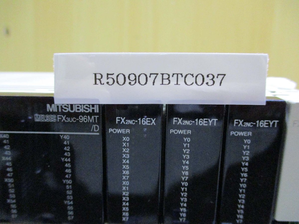 中古 FX3U-4DA-ADP/FX3U-4AD-ADP/FX3UC-96MT/D FX2NC-16EX/FX2NC-16EYT/FX2NC-16EYT/FX2NC-CNV-IF(R50907BTC037)_画像2