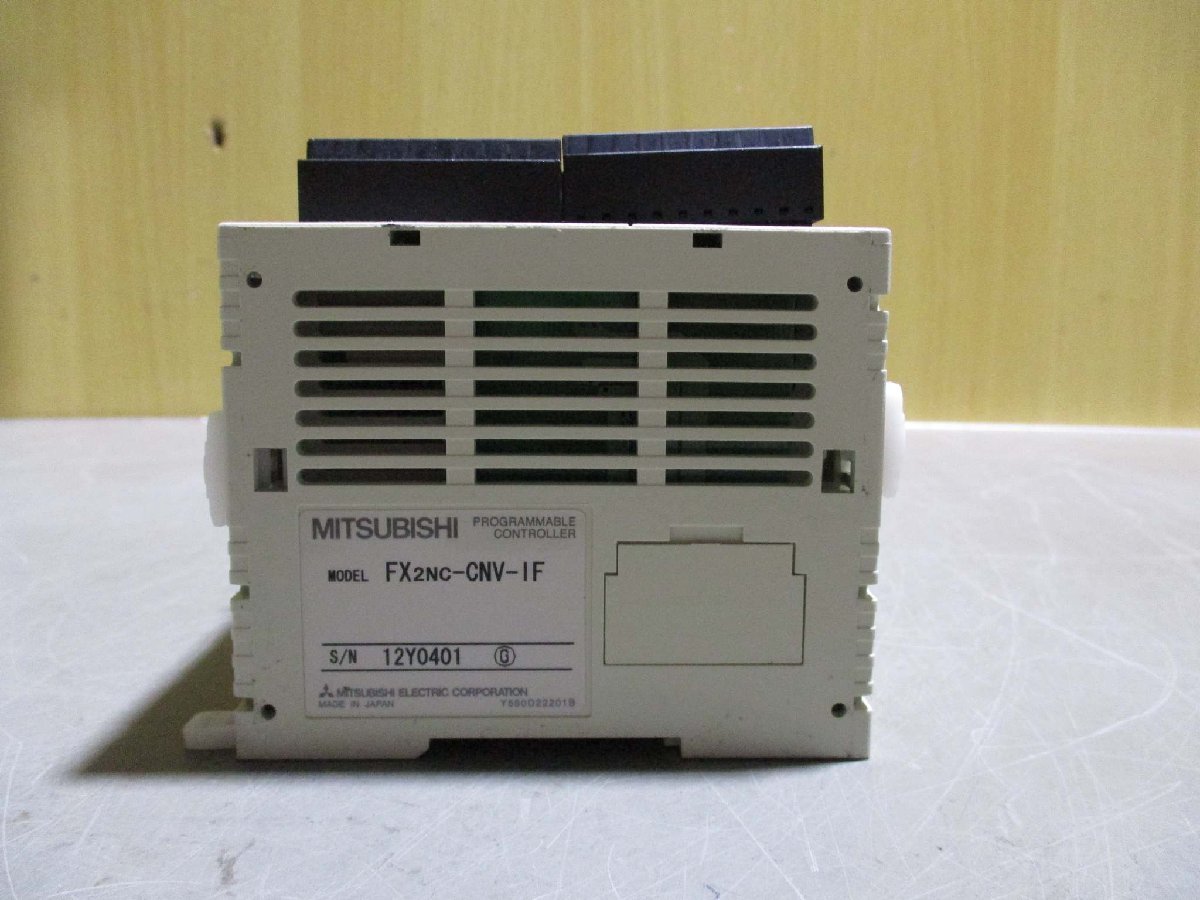 中古 FX3U-4DA-ADP/FX3U-4AD-ADP/FX3UC-96MT/D/ FX2NC-16EX/FX2NC-16EYT/FX2NC-1HC/FX2NC-CNV-IF(R50907BTD066)_画像9