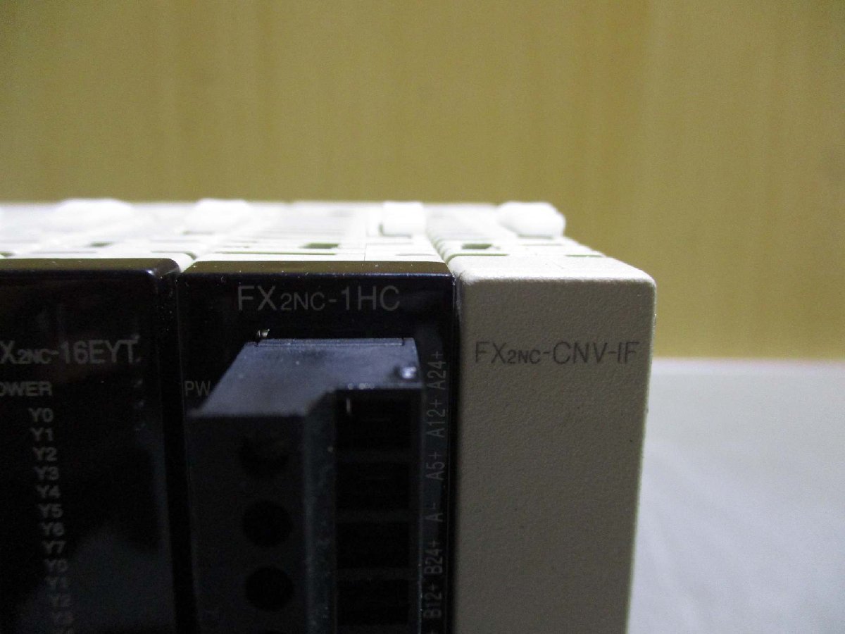 中古 FX3U-4DA-ADP/FX3U-4AD-ADP/ FX3UC-96MT/D/FX2NC-16EX/FX2NC-16EYT/FX2NC-1HC/FX2NC-CNV-IF(R50907BTD069)_画像3