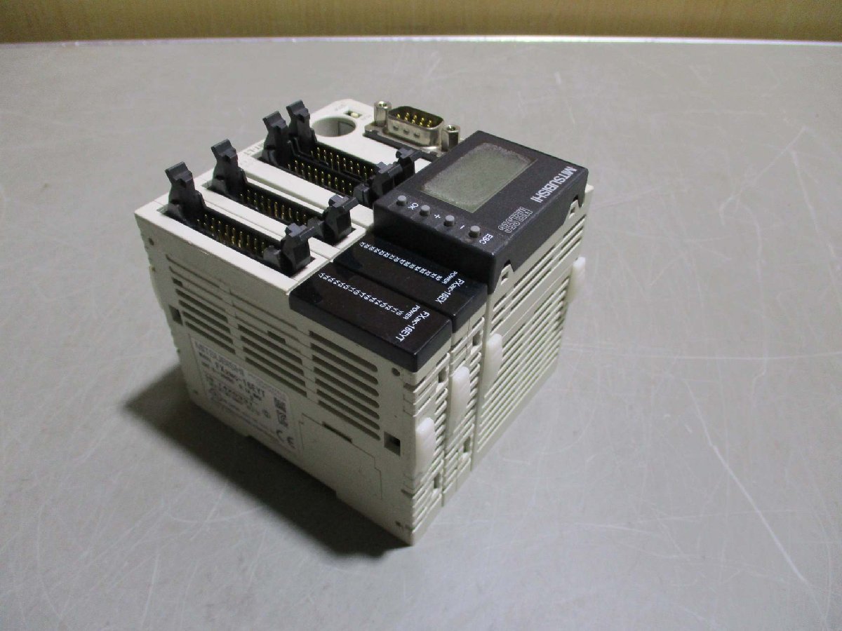 中古 MITSUBISHI電機 FX2NC-16EYT/FX2NC-16EX/FX3UC-32MT-LT PROGRAMMABLE CONTROLLER(R50907BTC034)_画像9