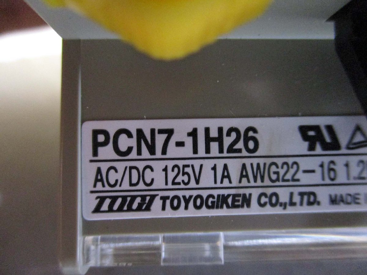 中古 TOGI PCN7-1H26 コネクタ端子台 4個(R50905BDF017)_画像4