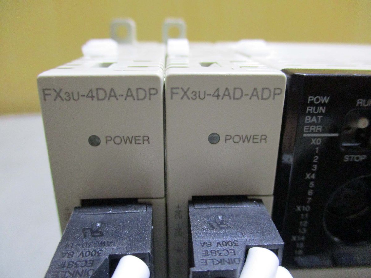 中古 FX3U-4DA-ADP/FX3U-4AD-ADP/FX3UC-96MT/D /FX2NC-16EX/FX2NC-16EYT/FX2NC-1HC/FX2NC-CNV-IF(R50907BTC054)_画像4