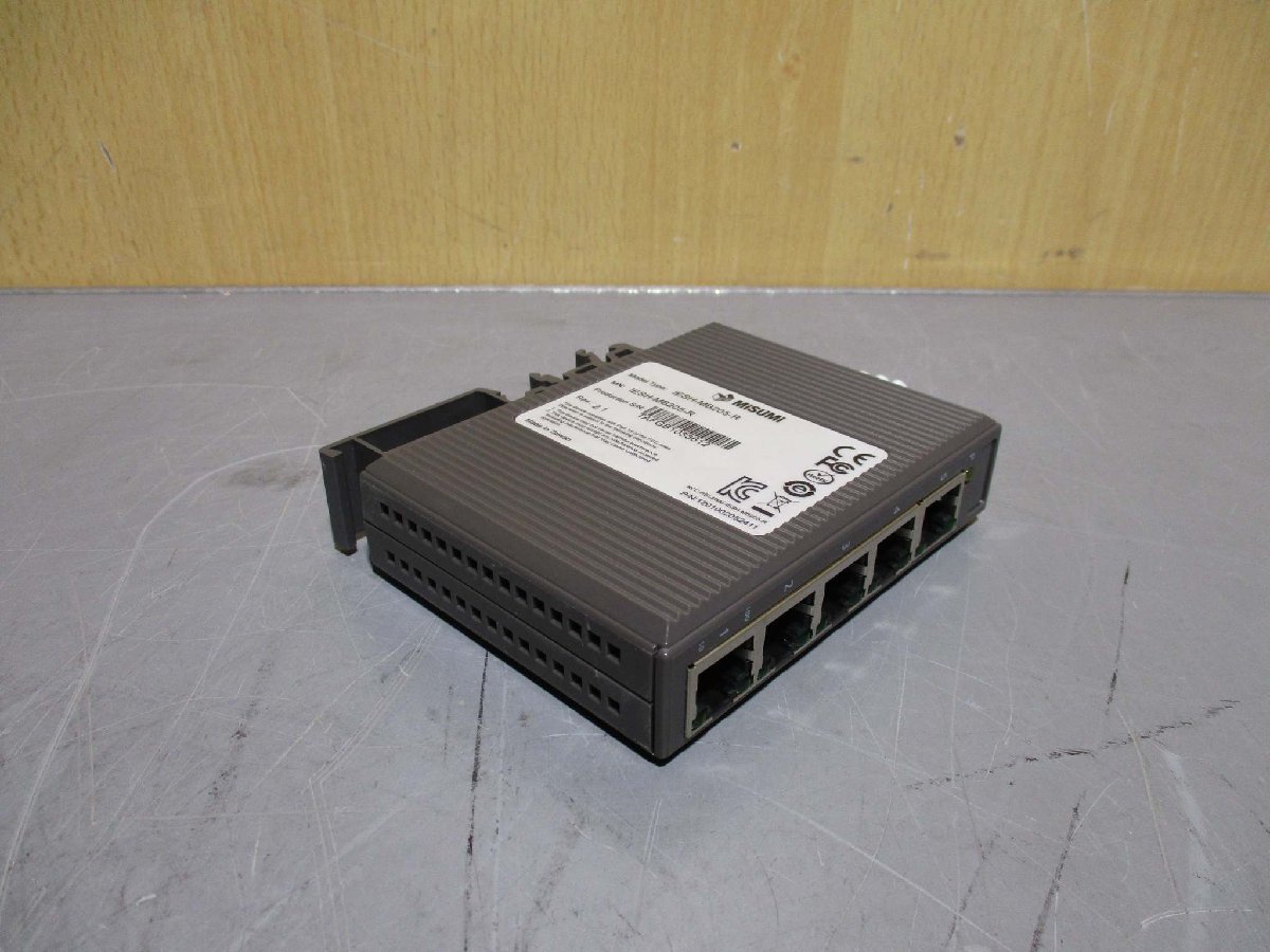 中古 MISUMI IESH-MB205-R 5/8ポートギガビットアンマネージド産業用スイッチングハブ 2個(R50912BXB094)_画像9