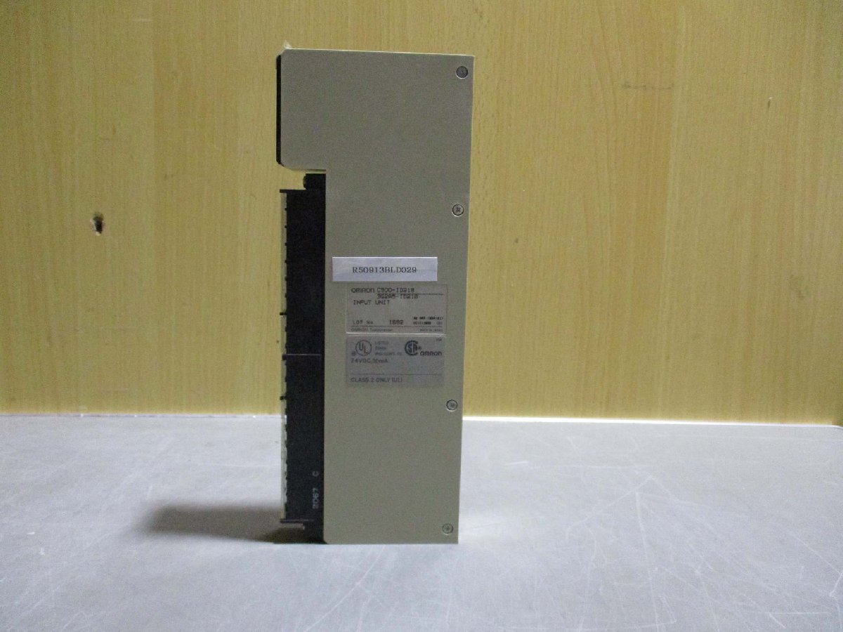 中古 OMRON C500-ID218 3G2A5-ID218 INPUT UNIT トランジスタ入力ユニット(R50913BLD029)