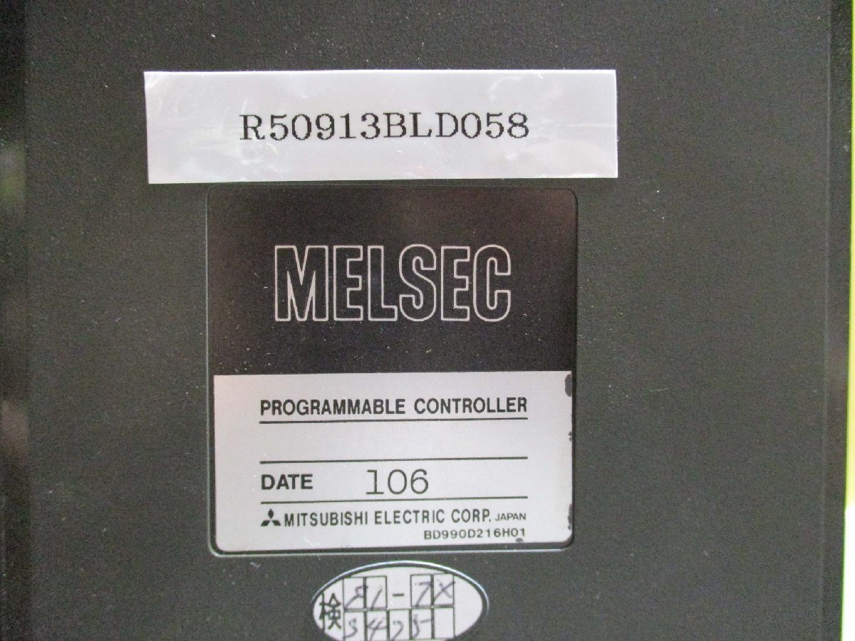 中古 MITSUBISHI MELSEC A1NCPU シーケンサ CPUユニット(R50913BLD058)_画像8