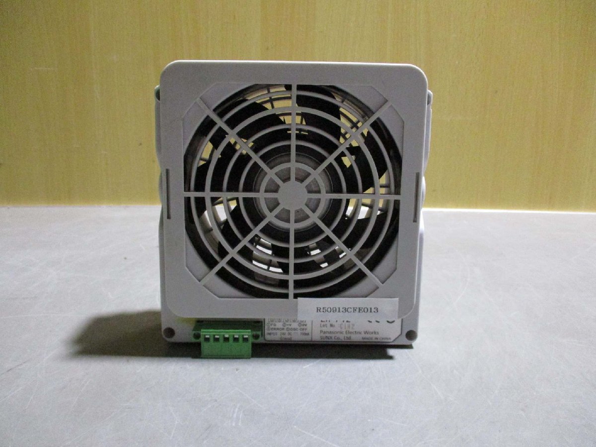 中古 Panasonic ER-F12 ファンタイプイオナイザー 静電気対策機器 ACアダプター(R50913CFE013)