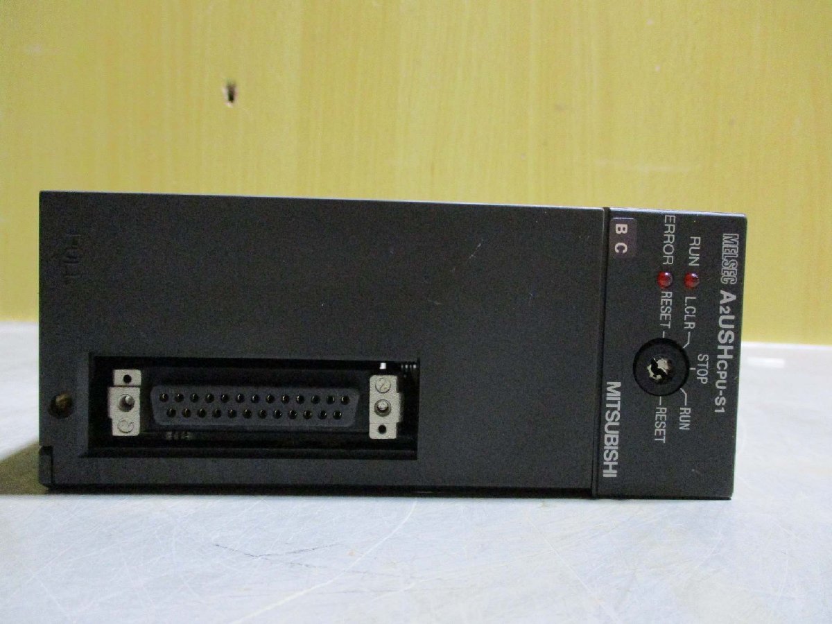 中古 MITSUBISHI CPU UNIT A2USHCPU-S1 CPUユニット(R50914BEB082)_画像6