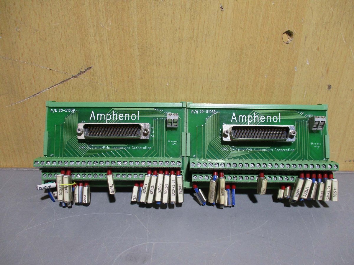 中古 Amphenol 20-51039 Connector Block 　 2個(R50914BFF017)_画像2