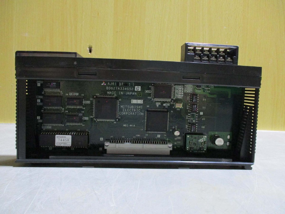 中古 Mitsubishi AJ61BT11 PLC Module CC-Linkシステムマスタ・ローカルユニット(R50914BKB021)_画像4