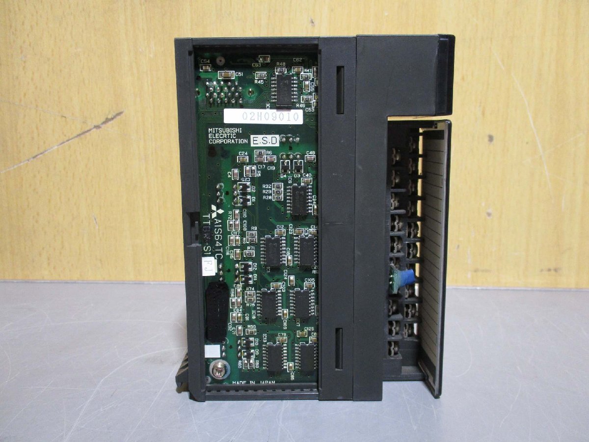 中古 MITSUBISHI TEMPERATURE CONTROL UNIT A1S64TCTT-S1 温度調節ユニット(R50914BPE012)_画像7