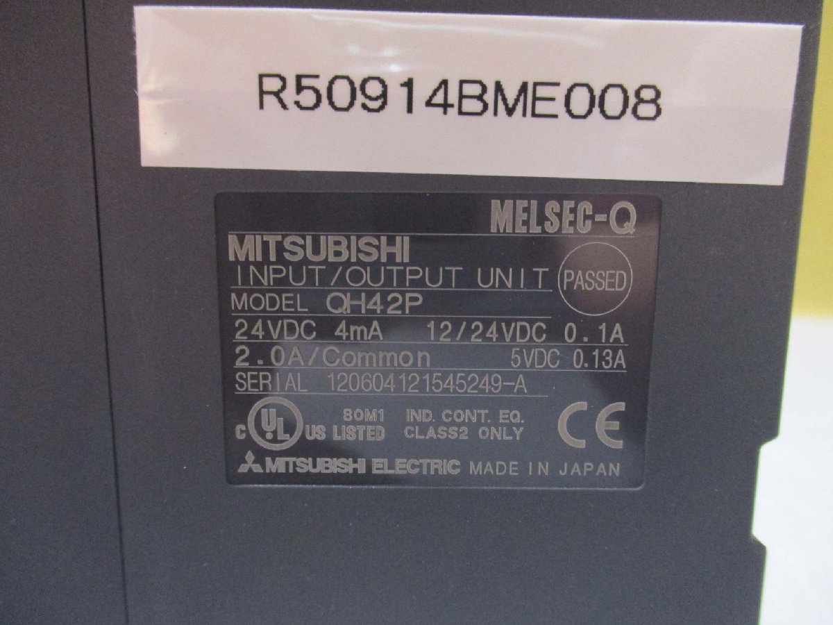 中古 MITSUBISHI電機 DC入力／トランジスタ出力複合ユニット QH42P　2個(R50914BME008)_画像2